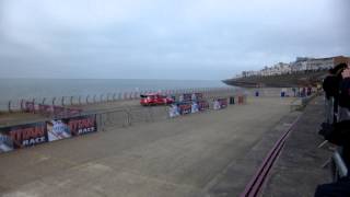 Nigel Feeney in a Subaru Impreza B13 , Blackpool Promenade 2015