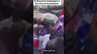 Bawumia campaigns at Kanta in the rain #bawumia #politics #ghananews