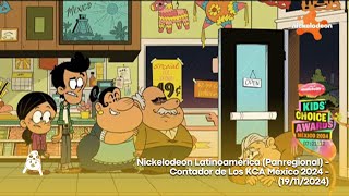 Nickelodeon Latinoamérica (Panregional) - Contador de Los KCA México 2024 - (19/11/2024)