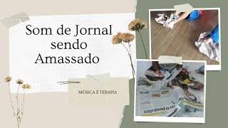 Som de Jornal sendo Amassado