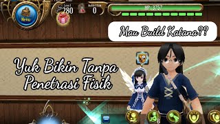 Build Katana Toram Online Lvl 280 Tanpa Penetrasi Fisik VS Mimyugon | King Brother | #toramonline