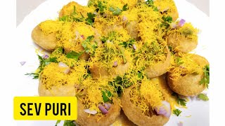 Sev Puri | Easy and Quick Chat Recipe At Home | Street Style Sev Puri