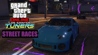 GTA Online Los Santos Tuners DLC: ALL 7 *NEW* STREET RACES COMPILATION!