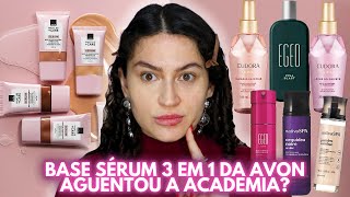 TESTANDO A BASE SERUM 3 EM 1 DE AVON E CHEIRANDO COMPRINHAS | Duda Fernandes