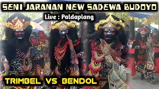 Aksi Seru Trimbel, Mbah Bendol dkk di Jaranan New Sadewa Budoyo live Paldaplang Purwoharjo