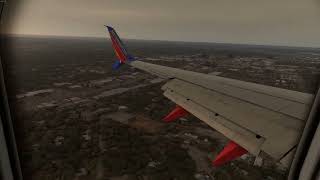 MSFS | Southwest 737-700 Crosswind Landing at San Antonio International