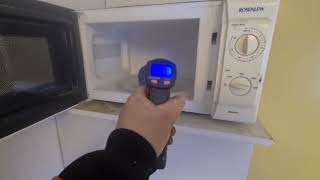 Heating a bearing in the microwave