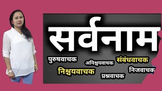 सर्वनाम की परिभाषा ||सर्वनाम किसे कहते हैं ||सर्वनाम के भेद ||सर्वनाम शब्द||