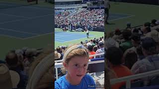 Cincinnati Open 2024, Legends footage. Roddick Wilson Shift, Agassi new Prince Phantom 107P