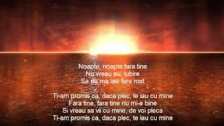 Maxim - Noapte fara tine VERSURI-LYRICS