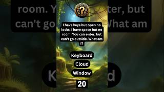 Enigmatic Keys: Can You Guess This? 🗝️ #shorts #riddles #brainteasers #quiz