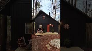 Cabin hangs 🪕 #cabininthewoods #banjo #billystrings #cabin