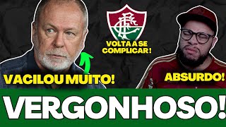 🚨QUE ATITUDE VERGONHOSA, MANO SE ACOVARDA NO JACONI E VE O FLUMINENSE FICAR MAL NA TABELA