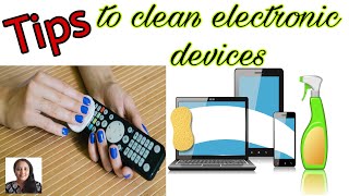 கம்ப்யூட்டர் How to disinfect mobile phones and other devices | Electronic cleaning TIPS