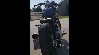 Virago xv750 straight piped bobber