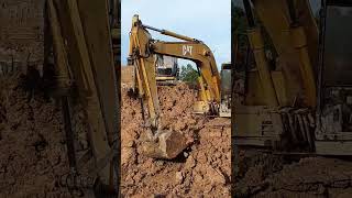 Heavy Equipment Excavator CAT At Work Part 5