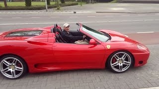 Ferrari 360 Spider F1 - Taking a friend for a short ride. Maastricht , NL - May 19th