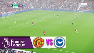 Man United vs Brighton - Premier League 2021/22 | PES 2021 Realism Mod Prediction