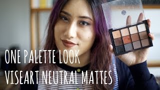 Full Face Using Viseart Neutral Mattes Challenge // Melissa Gold