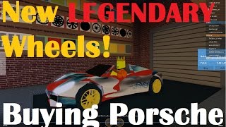 Roblox Jailbreak - Buying the porsche and new wheels - $$$ HALF A MILLION