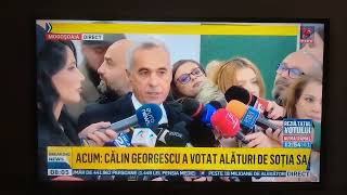 Călin Georgescu la vot