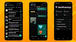 SAIU! NOVO WHATSAPP AMOLED LITE COM FUNÇÃO DE EDITAR AS MENSAGEM,EMOJIS IOS 16.4