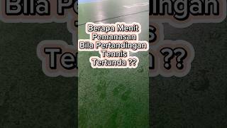 Pemanasan Setelah Penundaan Hujan dalam Pertandingan Tennis #tennisindonesia #tennis #match