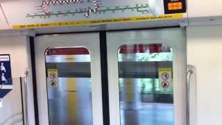 SMRT C151A set 531/532 - Train Ride from Jurong East [D/E] to Bukit Batok (Marina Bay bound)