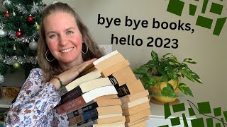 unhauling 22 books at the end of 2022