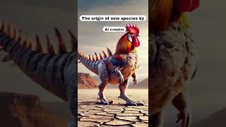 The origin of new species by AI creator #animal fusion #hybrids #shorts #youtubeshorts