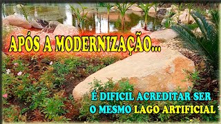 Lago Artificial Modernizado Você não vai acreditar - lago artificial carpas