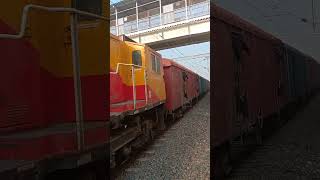 The Goods Train Bypassing Khetri Railway station...