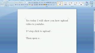 how to upload youtube video?