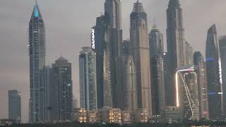 Five  Palm Jumeirah hotel  beach , Dubai  sunset