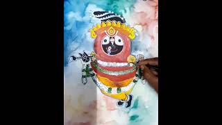 Lord Jagannath drawing। Krishna with Jagannath drawing ,Water colour painting