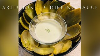 Artichoke & Dipping Sauce