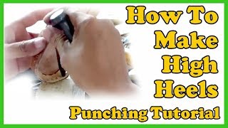 Christian Milano - How To Make High Heels - Leather Sandal's Punching Tutorial