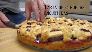 Tarta de ciruelas encurtidas!. Aplicamos fácilmente los fermentados.