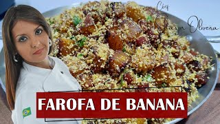 COMO FAZER FAROFA DE BANANA-DA-TERRA | Especial cozinha brasileira | Chef Sharon Oliveira