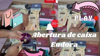 Abertura de caixa Eudora 🤗🥰 #michelelisi #perfumesnacionais #eudora #perfumes #eudoraroxo