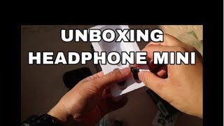 UNBOXING INVISIBLE SUPER MINI HEADPHONE V5.0+EDR || INVISIBLE SUPER MINI HEADPHONE