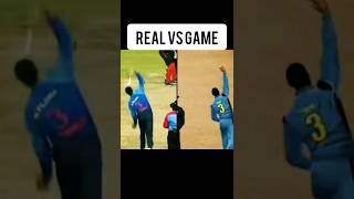 HARBHAJAN SINGH REAL VS GAME BOWLING ACTION IN REAL CRICKET 20 22 23 24 25 #cricket #shorts