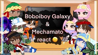 ||🧡⌚️boboiboy/Mechamato reacts to each other📱❤️|| GCRV 30 🙂||🌹Original🌹||💫✨Stars squad✨💫||