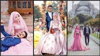 gorgeous styles  of Turkish/Arabic Bridal Hijab and dresses