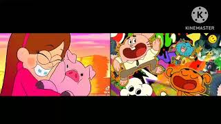 Gravity Falls And The Amazing World of Gumball Theme Song Mix