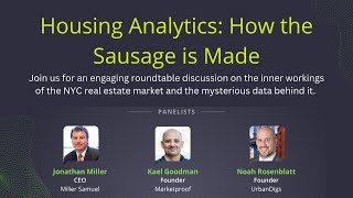 Housing Analytics: How the Sausage is Made Webinar