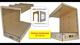 Module préfabriqué ShowCase 60 x 30 cm