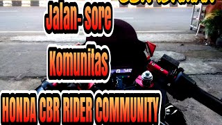 Jalan2 sore #cbr 150 feslift