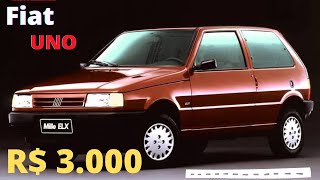 Fiat uno a venda a partir de 3 mil Reais #Fiat #carrosbaratos