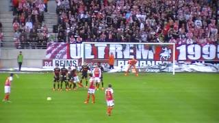 Stade de Reims-Lorient, 18/05/2013, dernier coup franc de Diégo